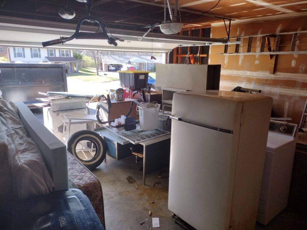 appliance removal of dirty garage in waldorf, md